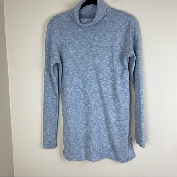 J Crew Vintage Fleece Gray Turtleneck Sweater XSmall - Picture 1 of 4